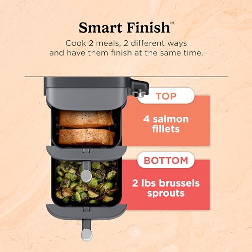Ninja Air Fryer DoubleStack XL, 10 Qt, 6-in-1, Deep Grey, SL401 - image 7