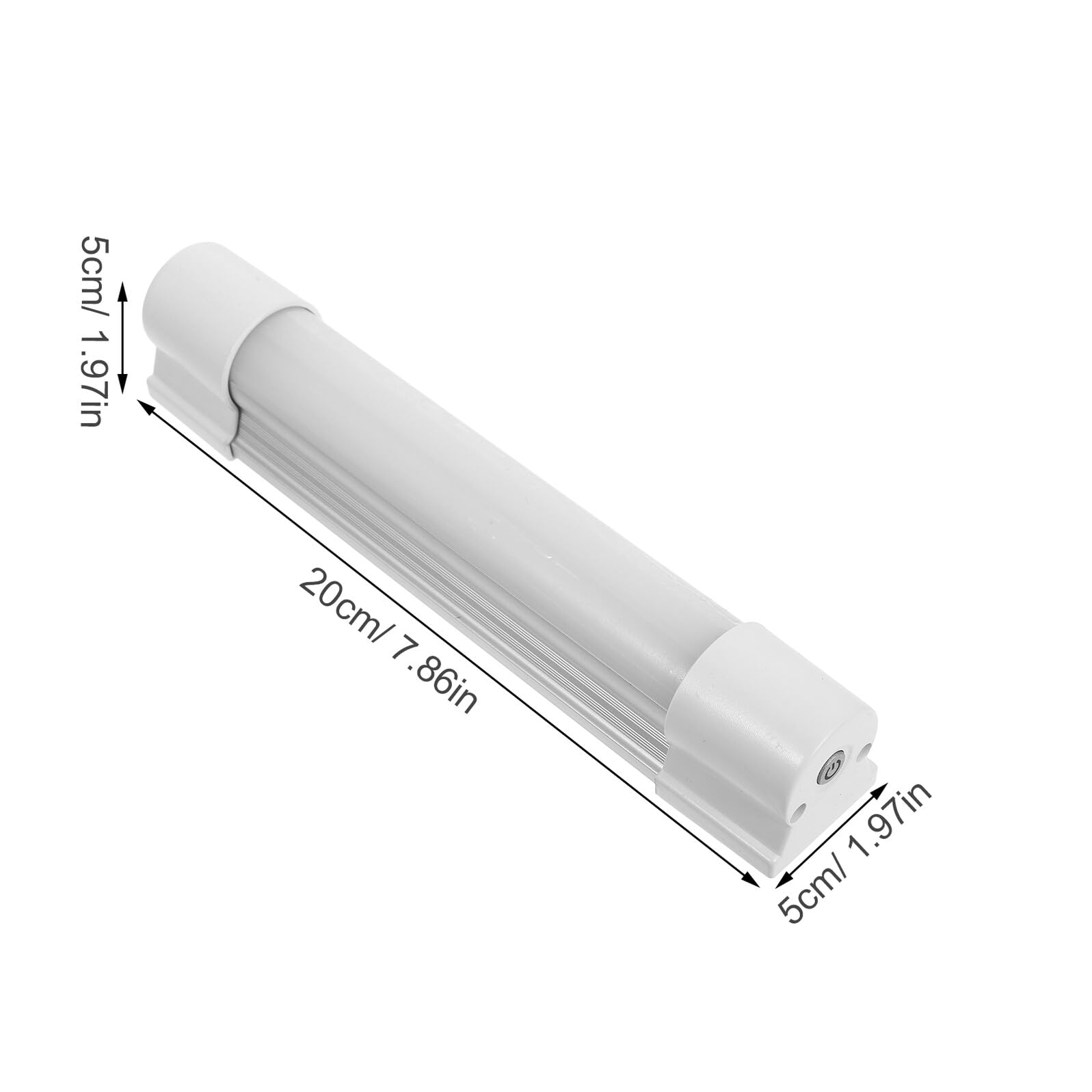 Lámpara Camping Recargable LED Barra Magnética Portátil con Puerto USB para Exteriores Linterna de Emergencia para Tienda Batería Integrada y Modos Sos Estroboscópico y Luz Alta