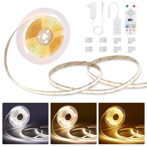 Cinta LED COB Smart 10m Blanco Regulable 24V miniatura 1