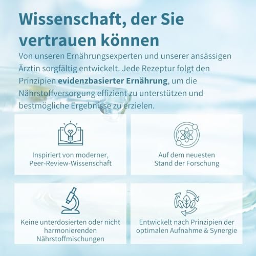 Igennus Fortschrittlicher Dreifach-Magnesium-Komplex, vollständig ausreagiertes & chelatiertes Glycinat, Taurat & Citrat, Clean Label, hohe Bioverfügbarkeit & Absorption, 60 Tabletten, Vegan