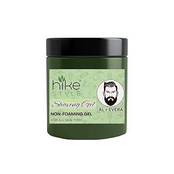HIKE STYLE SHAVING GEL 500ML JAR PACK FOR MEN (ALOEVERA) NON FOAMING