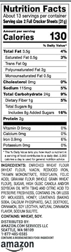 Happy Belly ASD98 Amazon Brand - Happy Belly Cinnamon Graham Crackers thumb #2