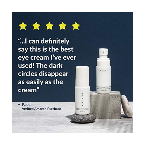 Eye-Cream-for-Dark-Circles-Puffiness-Wrinkles-with-Anti-Aging-Apple-Stem-Cell-Peptide-Complex-Reduces-Fine-Lines-Diminishes-Bags-Restores-Under-Eye-14-oz NAELI Eye Cream for Dark Circles, Puffiness & Wrinkles with Anti Aging Apple Stem Cell & Peptide Complex - Reduces Fine Lines, Diminishes Bags & Restores Under Eye, 1.4 oz