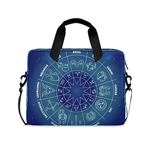 Blue Art Constellation Laptop Shoulder Bag Notebook Computer Handbag Sleeve Table Carrying Case Messenger Bags Fits 15.4 In for