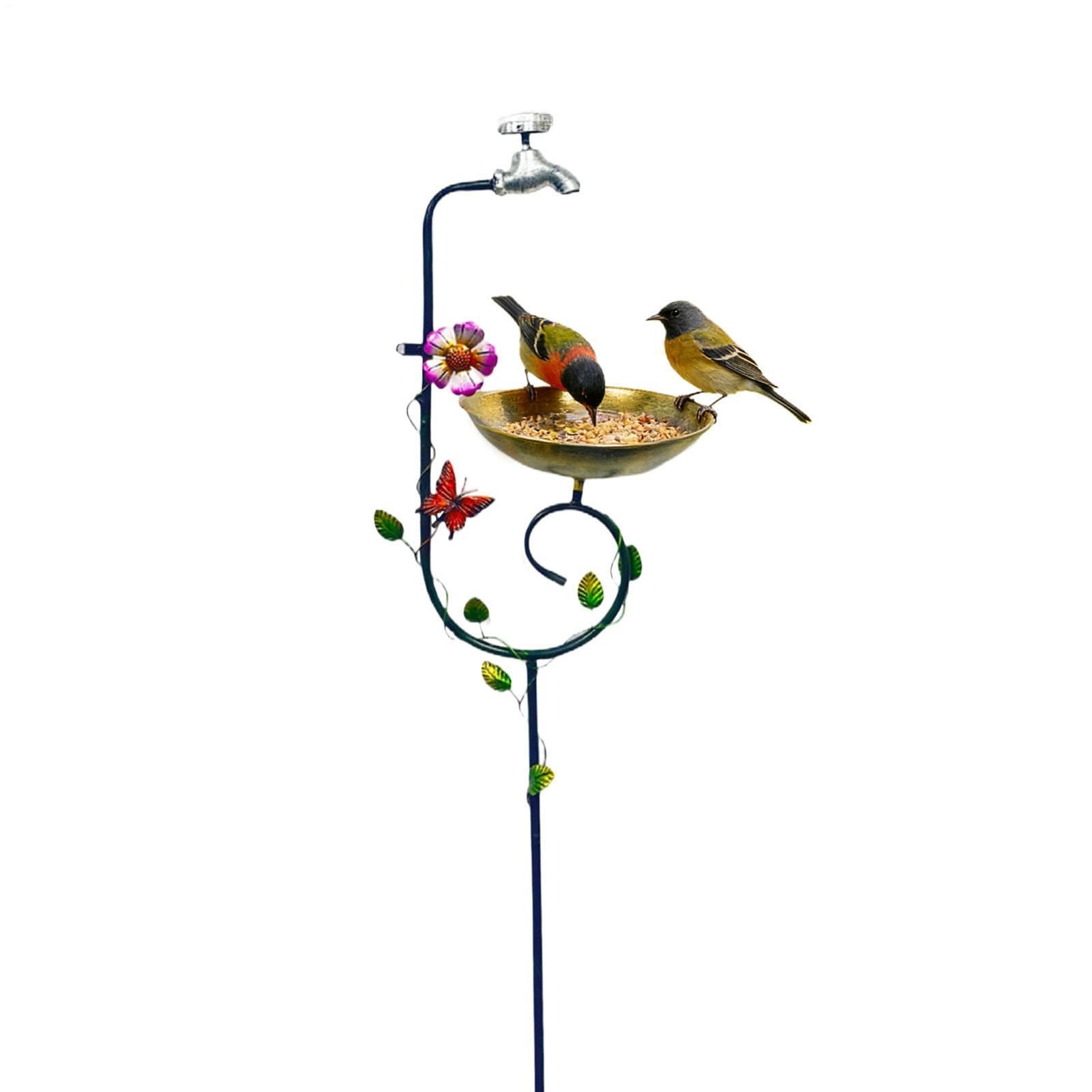 Bol Bain d'Oiseaux Station D'Alimentation En Forme De Robinet