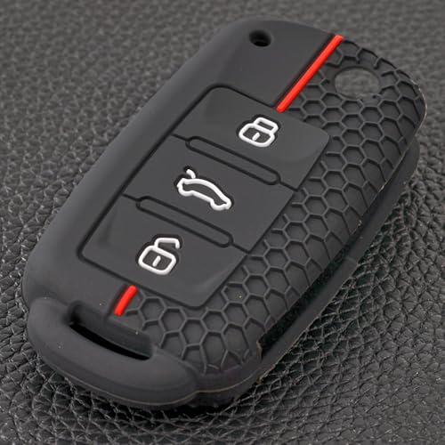 Funda de llave para coche VW Caddy Golf Mk6 Scirocco Jetta 3