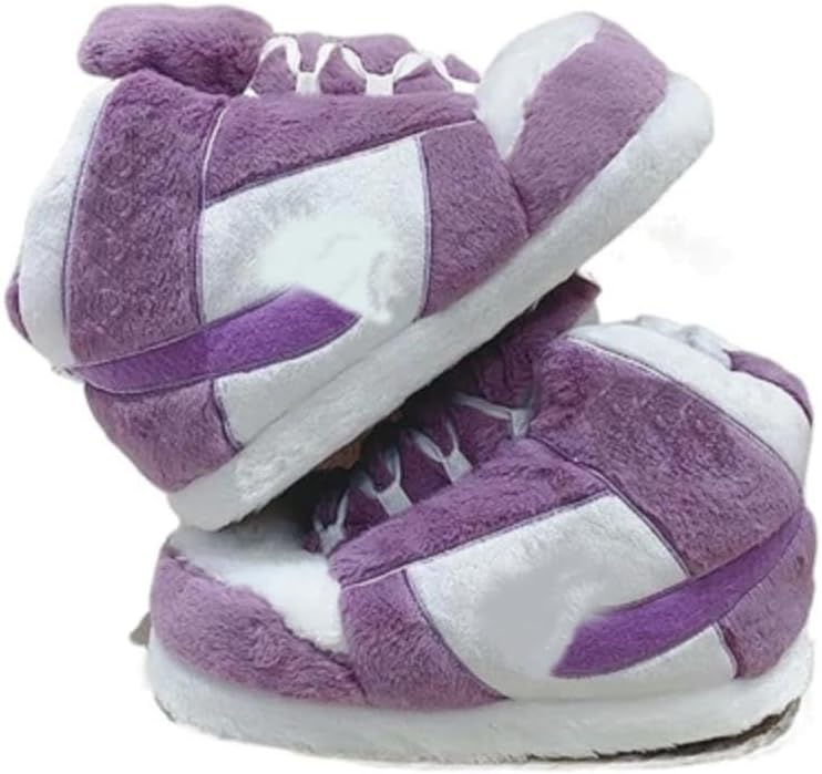 Warm Sneaker Slippers Anti Slip Soft Comfy House Shoes Plush Fuzzy Slide One Size Fits Most Bigfoot Gift Winter Fluffy Slides For Indoor Outdoor - Image 5