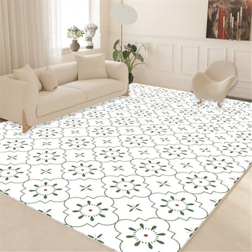 Tapis de canapé design vert lavable pour le coin lecture de votre ado