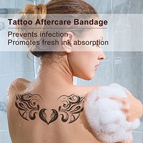 Vendaje transparente LotFancy de 6 pulgadas para curación y protección de tatuajes 4