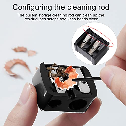 Makeup Sharpener Anspitzer,Make-up Spitzer,Make-up Doppel-Spitzer,Augen-Make-up-Bleistiftspitzer, Lipliner-Eyeliner-Stift-Werkzeug,Kosmetik Bleistift Anspitzer