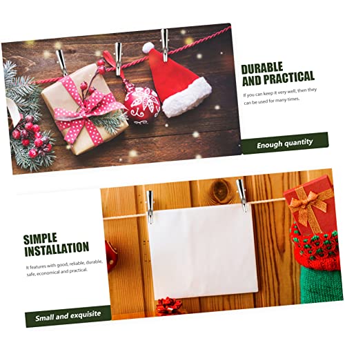 Decoraciones Navideñas Christmas Tree Decorations con Clip de Flor 8