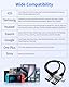 USB C Splitter 1 zu 2, USBC Verteiler Doppelstecker, USB C Kopfhörer Adapter und Laden für iPhone 16 15 Plus Pro Max, iPad Pro Air Mini, Samsung S25 S24 S23 S22 S21 S20 Ultra, Google, Laptop usw