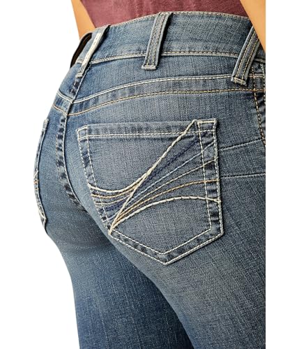 Image of ARIAT Women's Mid Rise Amora Boot Cut Jeans, Toronto, 34 Extra Long