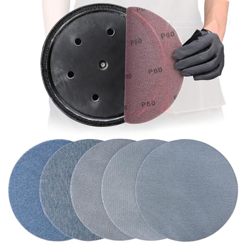 25Pcs 9 Inch Ceramic Mesh Sanding Disc Assortment for Drywall Sander