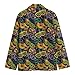 Festival Men's Blazer - Fun Novelty Print Jacket for Parties and Events - Colorful Carnival Theme Outfit - Funky Suit Jacket for Celebrations - Festival Fashion Clothing - Unique Blazer for