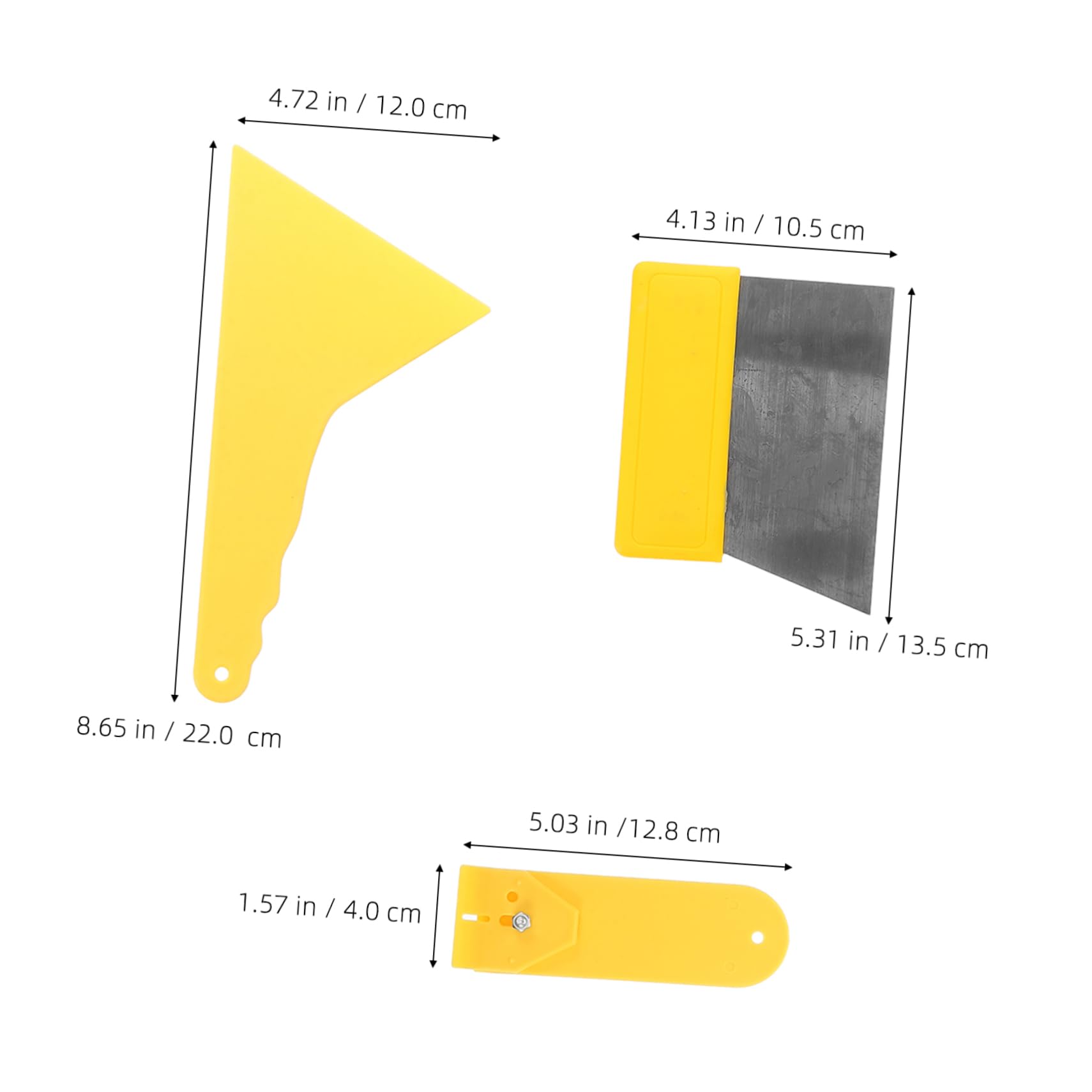 BUGUUYO 1set Car Film Scraper Kit Squeegee for Window Tinting and Bubble Removal Ergonomic Design for Smooth Application Versatile Tools for All Vehicles