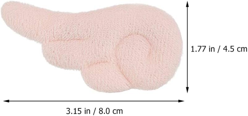 Lurrose 2 works of Angel Wings Hair Clips, Plush Wings Hair Pins Kawaii Hair Accessories for Women Girl Festival Cosplay - Image 3