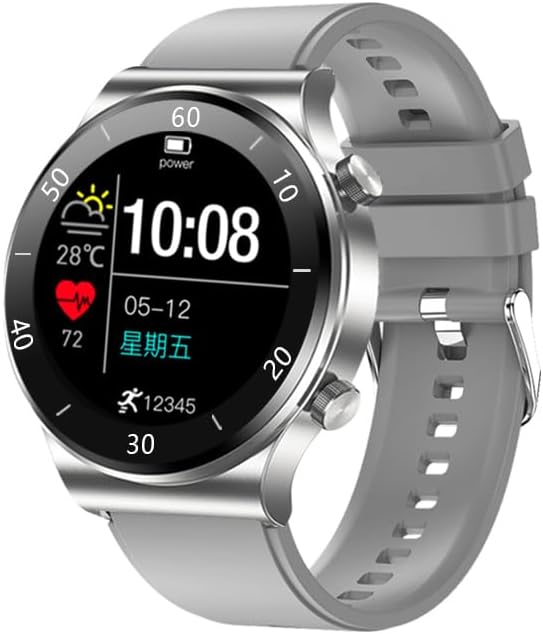 GT 2 Pro Smartwatch, 1.39"" AMOLED HD Touchscreen, 2-Week Battery Life, GPS and GLONASS, SpO2, 100+ Workout Modes, Bluetooth Calling, Heartrate Monitoring, Black (Silver)