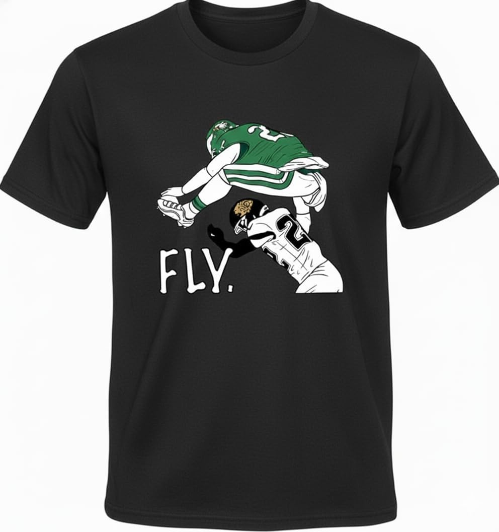 Fly Football Fan T-Shirt – Dynamic Player Graphic Tee for Game Day & Everyday