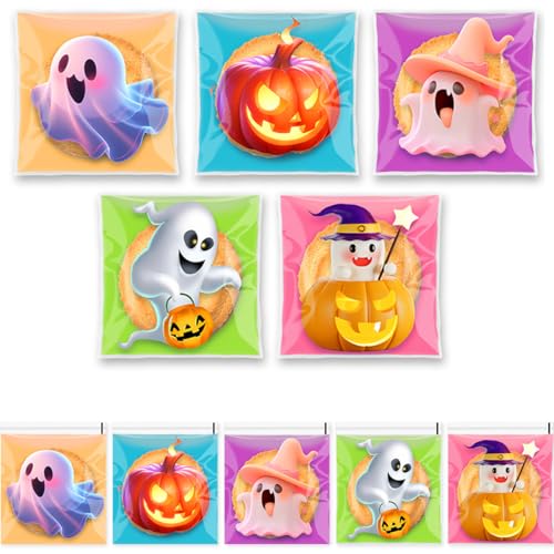 300 x bolsas cumpleaños infantil, 7 x 7 cm Caramelos bolsitas cumpleaños infantiles, Bolsas de Caramelos para Halloween, Bolsas de Regalos para Fiestas.