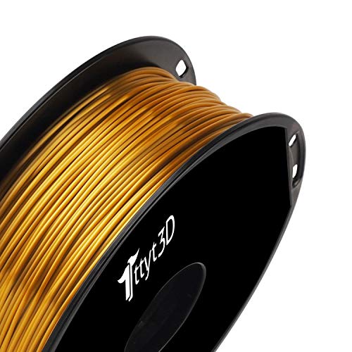 Filamento PLA TTYT3D - Brillo Seda en Dorado, Plateado, Rojo, Cobre y Bronce - 2.2 Libras por Carrete - Fernando Cortés
