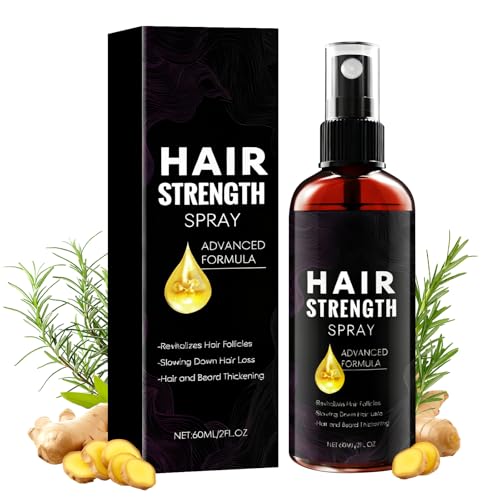 Haarwachstum Beschleunigt,Erblichem Beugt Haarausfall Vor,Mit Rosmarinöl und Rizinusöl für Biotin Extrakt,Intensives Hair Growth Serum für Männer und Frauen-60ml