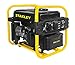 Stanley Inverter Generator, 2000W, 2800 U/min, Stromerzeuger, Notstromaggregat, Luftgekühlter 1-Zylinder 4-Takt-Motor, 10L Kraftstofftank, Benzinbetrieben, Seilzugstarter, 2x230V Steckdosen