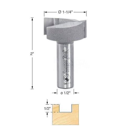 Miniatura 3 de Amana Tool - 45576 Carburo con punta de mortaje 34 de diámetro x 34 x 12" vástago