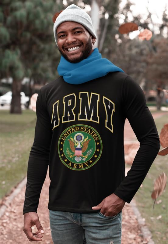 United States Army Long Sleeve T-Shirt Army Crest Patriotic Clothing - Image 5
