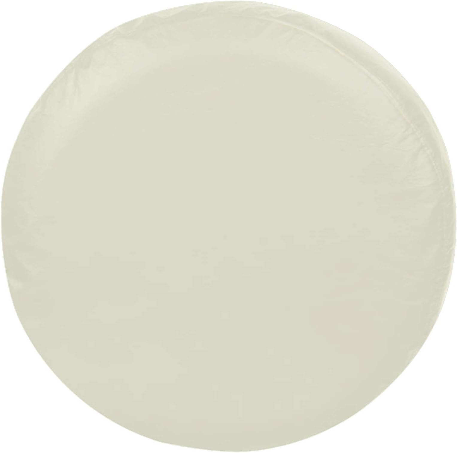 Explore Land Tough Spare Tire Cover Universal Fit Trailer, RV, SUV, Truck (Fits Tire Diameters 26''-27.75'', Off-White)