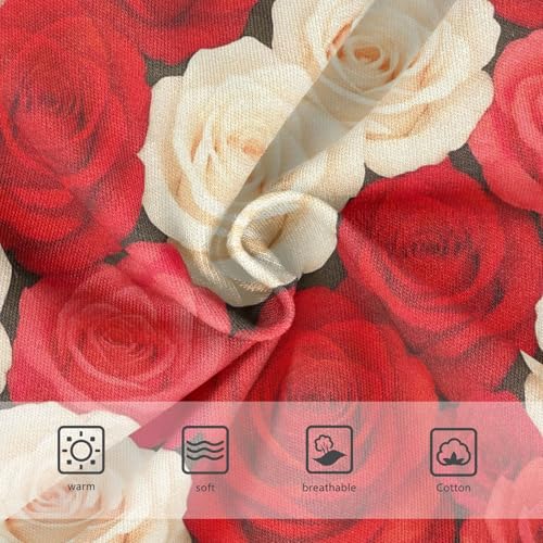 Joisal Toddler Girls Underwear 2t Cotton Panties for Girl Animals Briefs Girls Undies Red Pink White Roses3