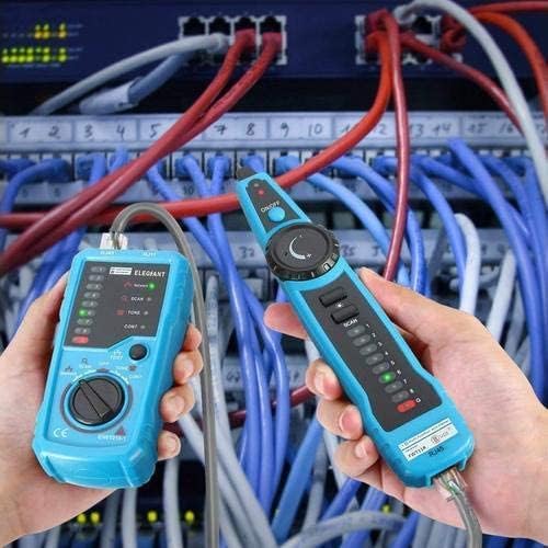MAKWORLD Lan Tester with Wire Tracker, RJ11 RJ45 Line Finder Cable Tester for Network LAN Ethernet Cable Collation, Phone Telephone Line Tester (Multicolor) 4