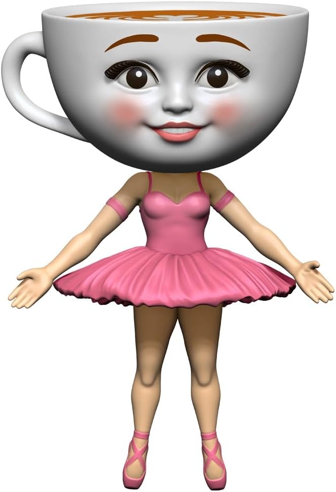 Kidrobot Officially Licensed Brainrot Factory Ballerina Cappuccina Bendable 5 Inch Figure