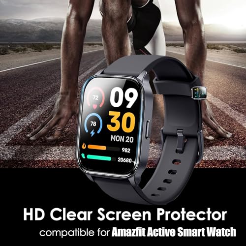 Lamshaw 3 Piezas Protector de Pantalla para Compatible con VKROBAG Smartwatch T50S-1,85" Protectora Película, Película HD Suave TPU láminas Protectora, Anti-Arañazos, Sin Burbujas (Bfilm-3P) - imagen 4