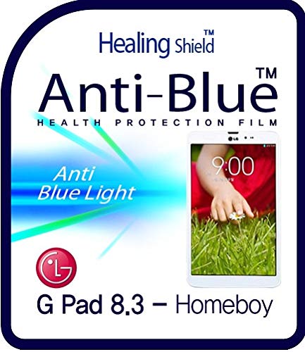 Healingshield �X�L���V�[���t���ی�t�B���� Eye Protection Anti UV Blue Ray Film for LG Tablet G pad 8.3 Homeboy [Front 1pc]