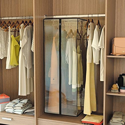 Organizador Transparente Pendurável com fechamento em zíper, CST6002, Euro Home