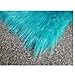 GLFYHG 12cm Langhaufen Shaggy Faux Pelzstoff Weiche Deluxe Plüsch Gefälschte Fell Für Handwerk, Nähen, Cosplay, Kostüm, Dekorationen(Size:150x50cm,Color:Himmelblau)