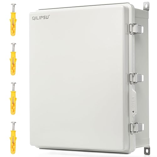 Miniatura 19 de QILIPSU UL94-V0 Caja eléctrica al aire libre 8.3"x6.3"x3.9" Caja de conexiones impermeable resistente a la intemperie PC/ABS aleación de plástico