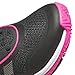 adidas Own The Game 3.0 Mid Top Elastic Lace & Strap Basketball Sneaker, Black/Iron Metallic/Shock Pink, 12.5 US Unisex Little Kid