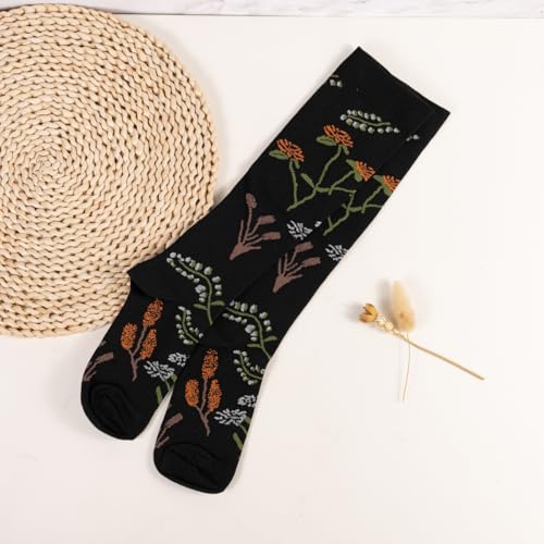 Unisex Patterned Athletic Tight Stockings Calf Leather Socks Stretch Socks