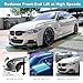 KHK Front Bumper Lip Spoiler for BMW 3 Series F30 F31 2012-2018 M-Sport Glossy Black ABS Air Dam Compatible with 318i 320i 328i 330i 335i 340i 330e Front Splitter Body Kit Accessories-2 PCS