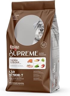 Ração Quatree Supreme para Cães Sênior de Raças Pequenas Sabor Salmão e Frango 3kg