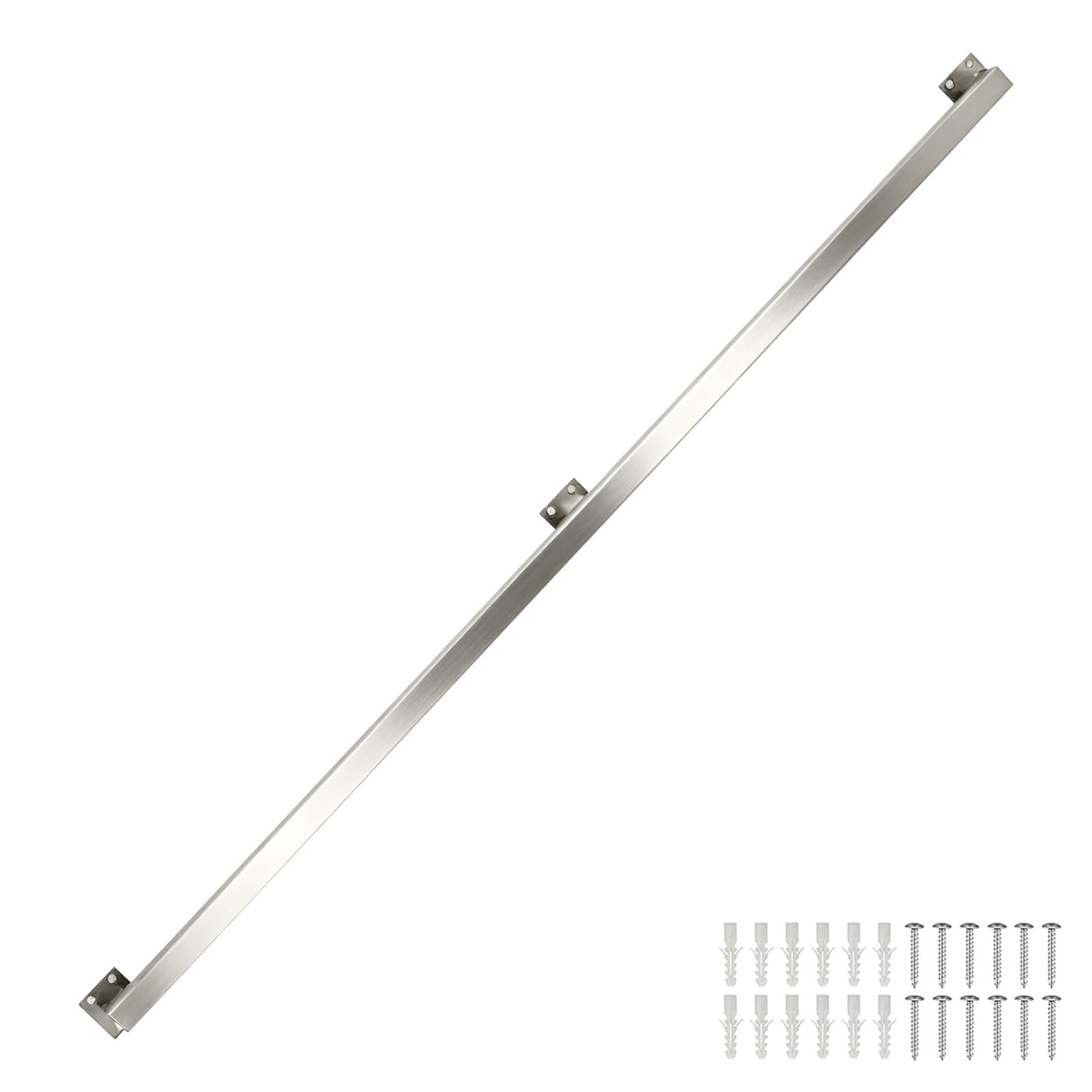 Rampe d'escalier de 6 mètres en kit de balustrade murale haut de gamme