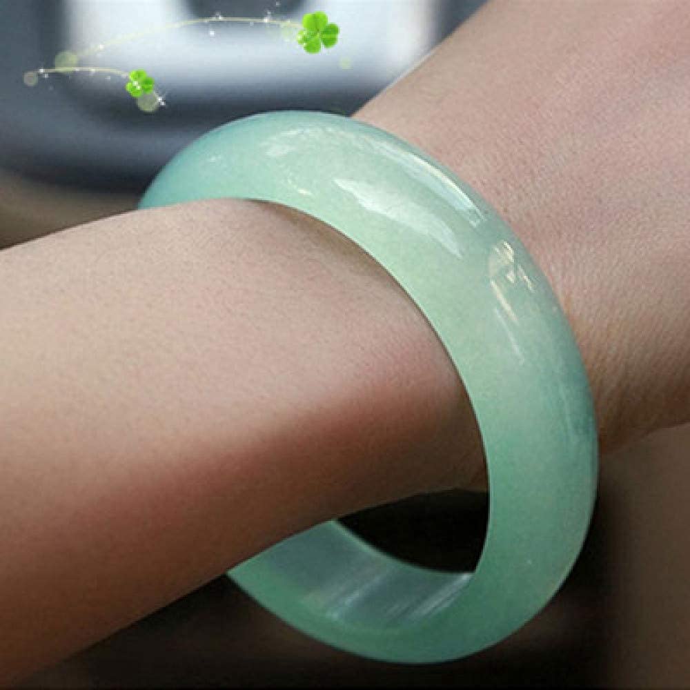 Amazon.co.jp: 女性用バングル、クォーツサイトライトシアン