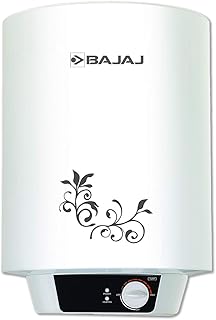 Bajaj Popular Plus Storage 15-Litre Vertical Water Heater | BEE 4 Star Rated Geyser For Bathroom & Kitchen | Swirl Flow Technology | Titanium Armour Technology | 2 Years Warranty 【White】