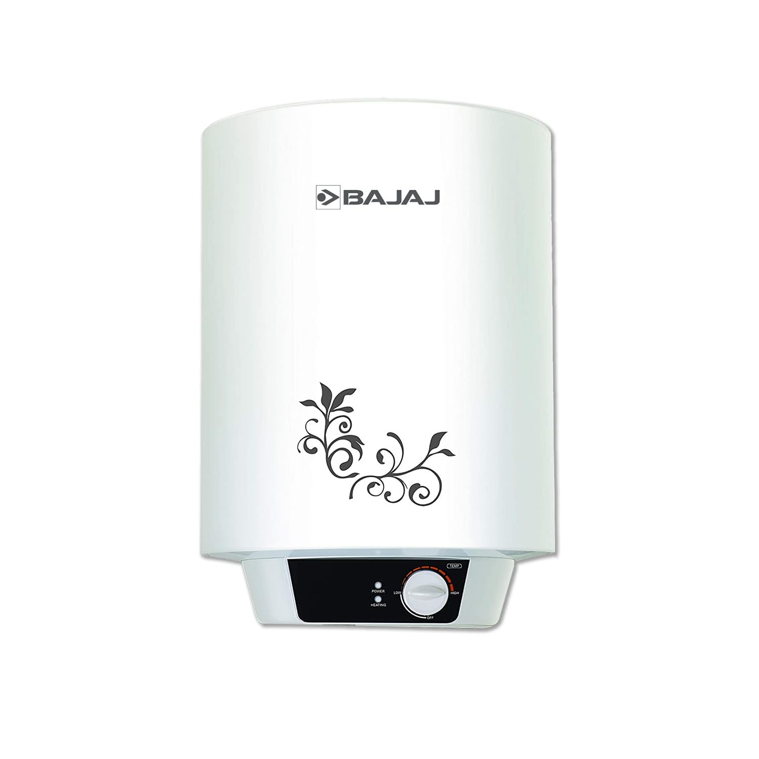 Bajaj Popular Plus Storage 15-Litre Vertical 4 Star Wall Mount Water Heater,White