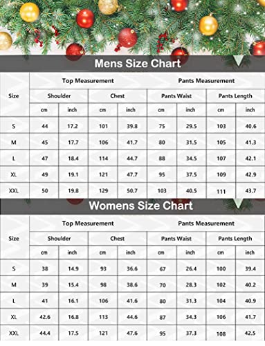 Ekouaer Couples Christmas Sleep Set Long Sleeve Loungewear For Men Round Neck Comfy Pjs Sleepwear Sets(Men Navy, Large) #TOP5