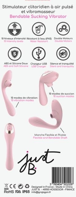 Stimulateur clitoridien JUST B. en silicone doux de qualité supérieure - 2