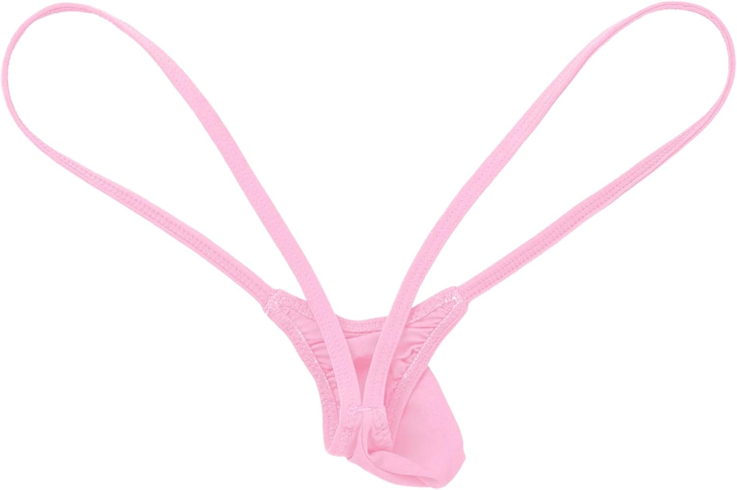 Men's Sissy G-String Thong Underwear Femboy Panties Bulge Pouch Jockstrap Lingerie