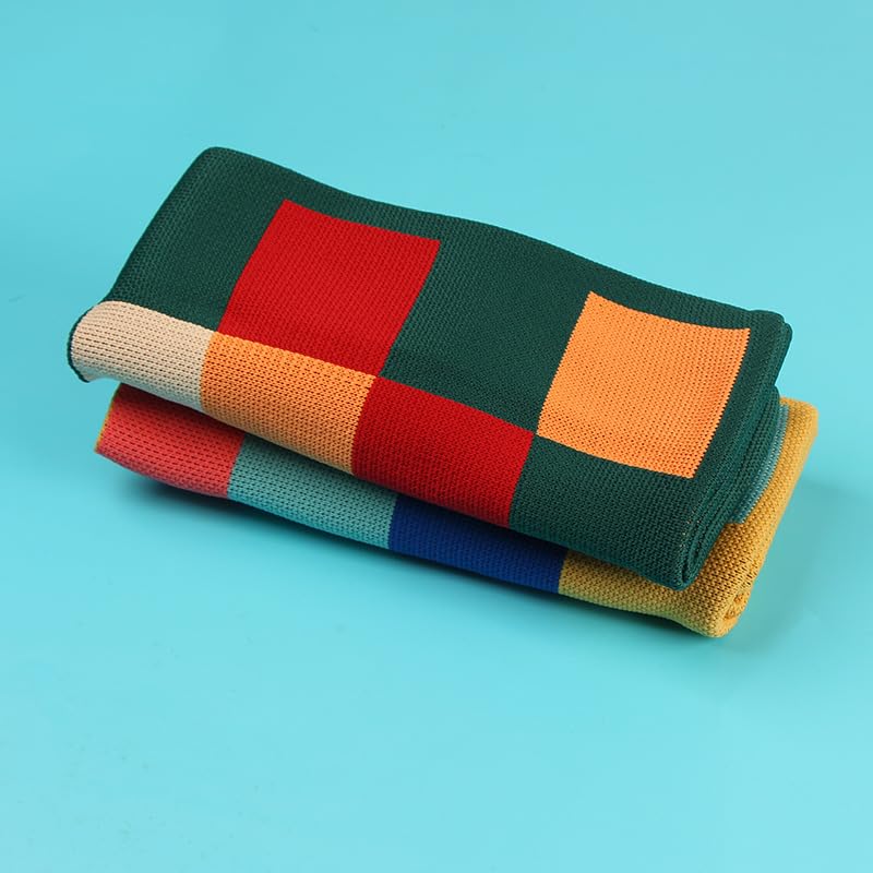 2PCS Trendy Colorblock Knitted Satchel Bag - All-Match Stylish Handbag for Daily Use & Shopping3